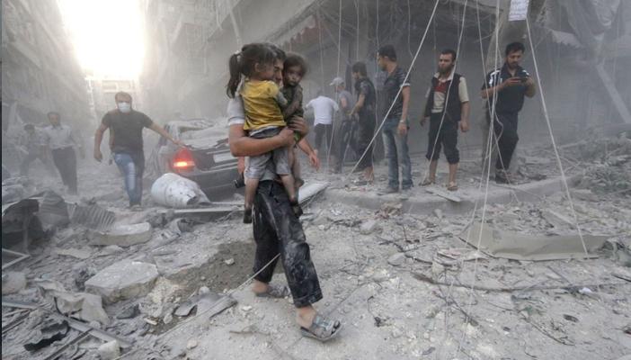 عشرات القتلى والمصابين جراء قصف جوي استهدف مدينة الباب السورية
