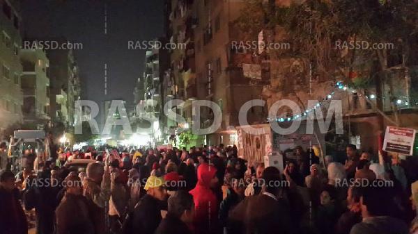 مسيرة ليلية بالمعادي ضد الانقلاب العسكري