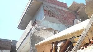 تصدع منازل العمرية بالمحلة الكبرى بسبب مياه الصرف الصحي