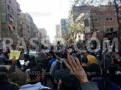 مسيرة مناهضة للإنقلاب ببولاق الدكرور رفضًا لوثيقة الدستور