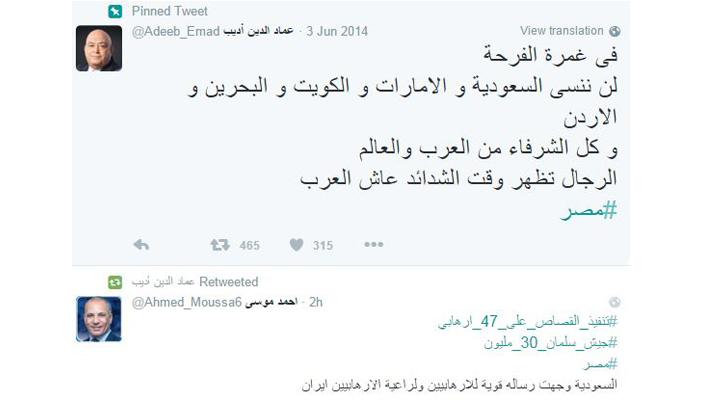 الإعلام المصري عقب إعدام النمر: عاشت السعودية