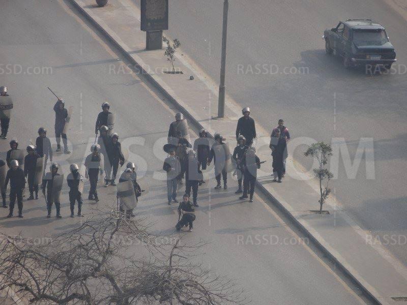 بالصور.قوات الإنقلاب تعتدي على مسيرة المعادي