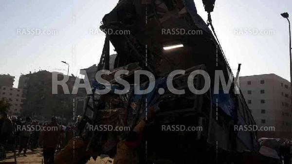 إصابة 4 فى تصادم أتوبيسي نقل عام ومدارس بمدينة نصر