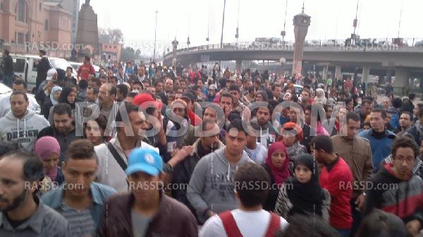 مسيرة لجبهة طريق الثورة ضد قانون التظاهر