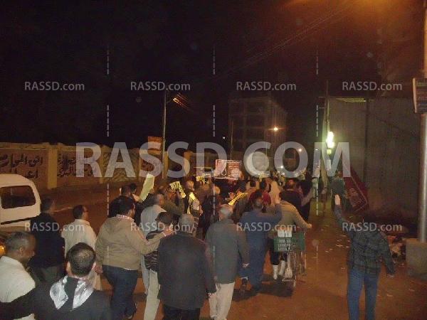 مسيرة ليلية بالقليوبية ضد الإنقلاب العسكري