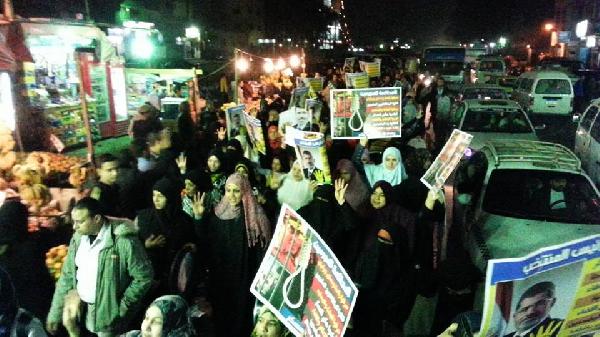 مسيرة لتحالف دعم الشرعية بالمرج