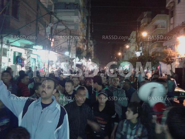 مسيرة لتحالف دعم الشرعية بالإسكندرية والبلطجية يفشلون في تفريقها