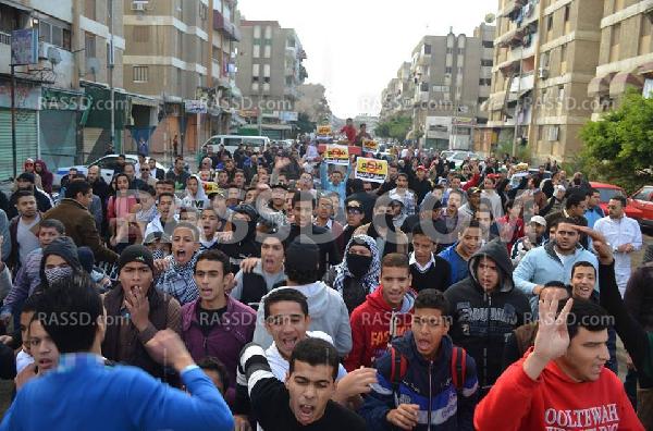 مسيرة حاشدة ببورسعيد لرفض “إستفتاء الدم”