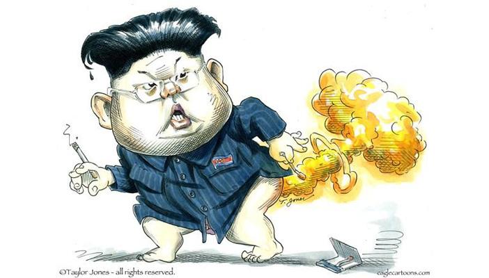 كاريكاتير.. حصار “مضايا” والقنبلة الكورية يسيطران على الصحافة العالمية