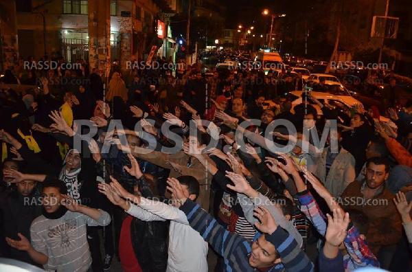 وقفة احتجاجية ببورسعيد ضمن فعاليات “إسقاط استفتاء الدم”