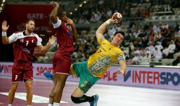 قطر تفوز على البرازيل بفارق 5 نقاط فى افتتاح مونديال اليد