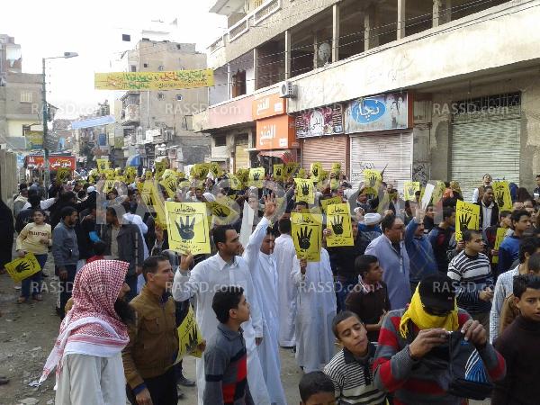 مسيرة أبو المطامير تكمل سيرها رغم اعتداء البلطجية