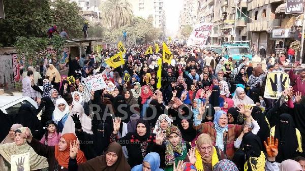 مسيرة حاشدة بالمرج وعزبة النخل فى أسبوع “التصعيد الثوري”