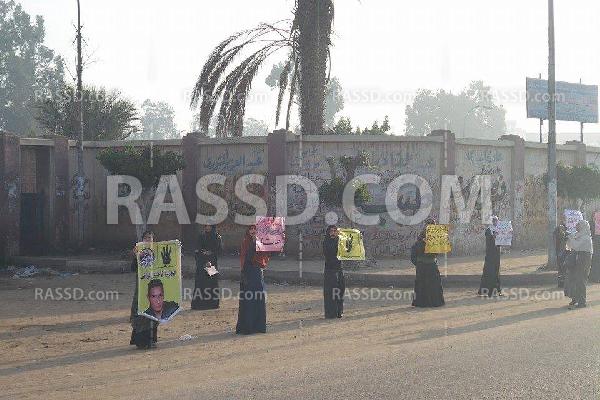 سلسلة نسائية ضد الانقلاب العسكري في المحلة الكبرى