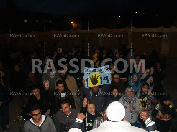 مسيرة ليلية ببورسعيد رفضا للإنقلاب