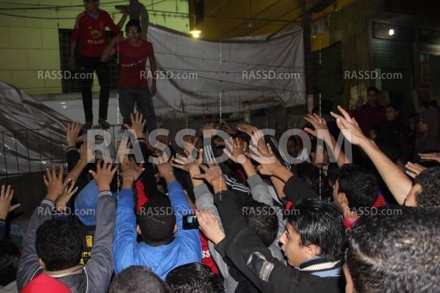 البلطجية يعتدون على مسيرة ليلية بشبرا الخيمة