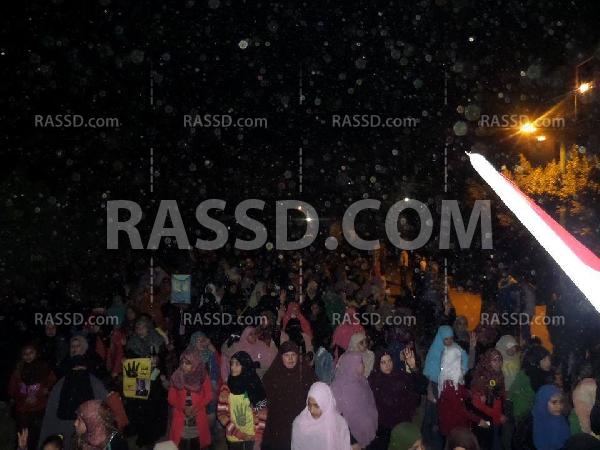 مظاهره حاشدة مناهضة للانقلاب بالخانكة