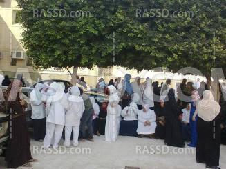 ممرضات ايتاي البارود يضربن عن العمل لحين تحسين المعاملة