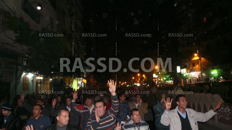 مظاهرة بالورديان تنديدا بتعذيب المعتقلين فى سجن الحضرة