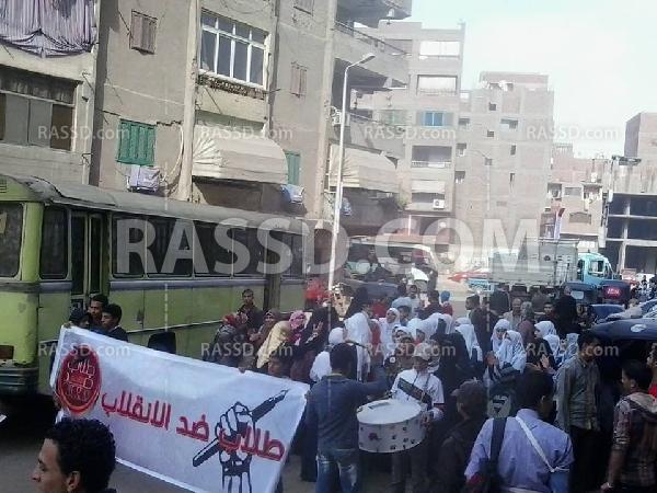 مسيرات حاشدة لـ”طلاب ضد الانقلاب” فى نهاية الفصل الدراسى الأول