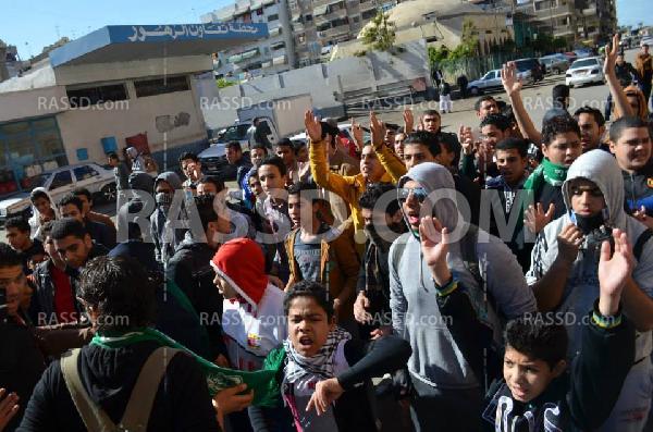 وقفة لـ”عفاريت ضد الانقلاب” تدعو للتصعيد فى 25 يناير ببورسعيد