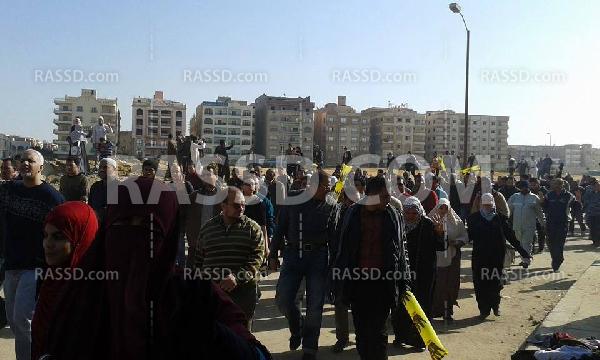 مسيرة رافضة لحكم العسكر الحي 3 اكتوبر