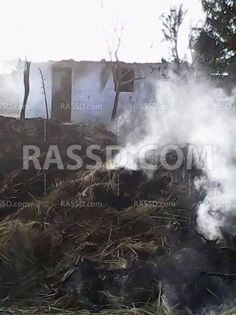 أمن الانقلاب يعتقل طفلاً ويحرق مزرعة أحد الأهالي بدمياط