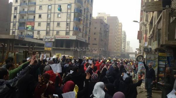 المرصد المصري: 44 معتقل وشهيد و50 إصابة حتى الساعة 12