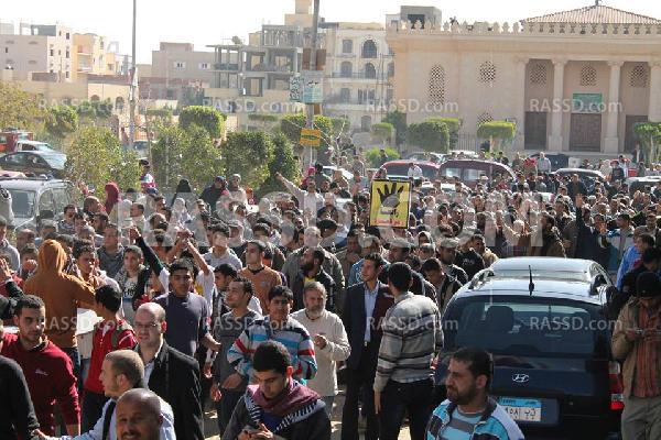 مسيرة لثوار ٦ أكتوبر للمطالبة بإسقاط حكم العسكر