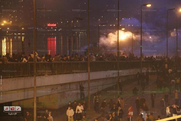 “البلاك بلوك”يشعل الاشتباكات مع الأمن على كورنيش النيل