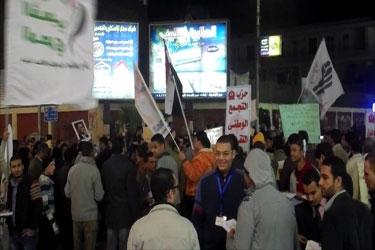 إنهاء مظاهرة للقوى المدنية بأسيوط لضعف الإقبال