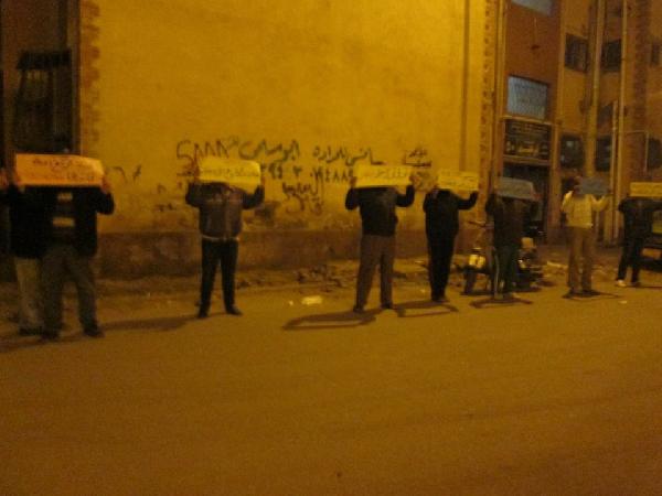 سلاسل بشرية ضد الانقلاب في بورسعيد