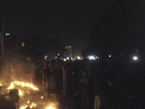 تراجع شرطة الانقلاب للمرة الثانية أمام متظاهري المطرية