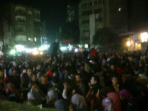 عين شمس : الآلاف يشاركون في مسيرة مناهضة للإنقلاب العسكري