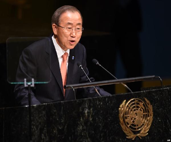 عاجل| “كي مون” يدعو للتحقيق في قتلى احتجاجات ذكرى الثورة