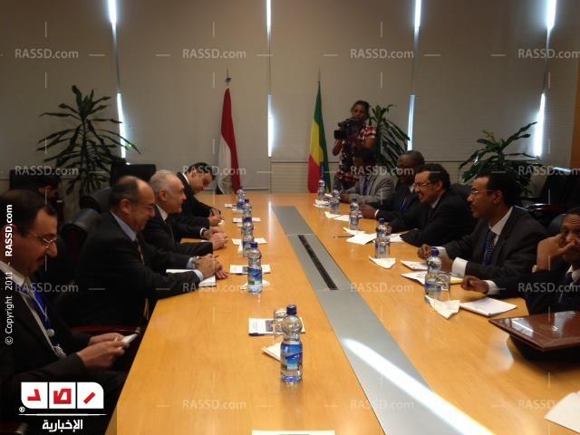 وزير الخارجية يبحث مع نظيره الأثيوبي العلاقات الثنائية والوضع في أفريقيا