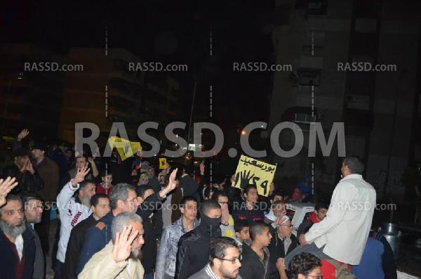 مسيرة ليلية لأهالى بورسعيد رفضا للإنقلاب