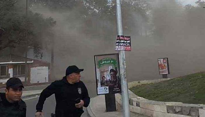 انفجار قنبلة صوت في نقطة ارتكاز أمني بالمنوفية