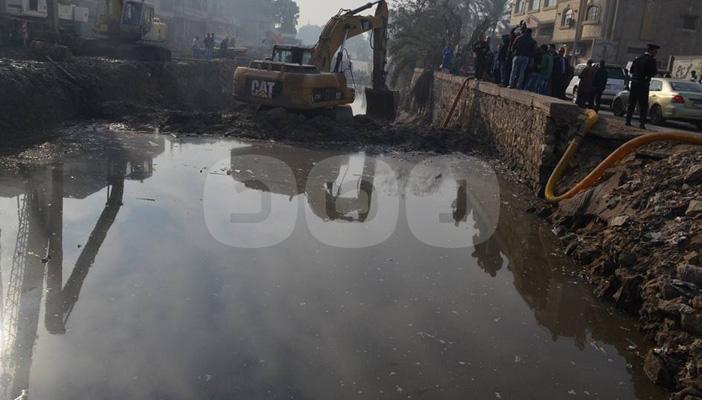 بالصور.. تشكيل لجنة لتطوير ترعة المنصورية