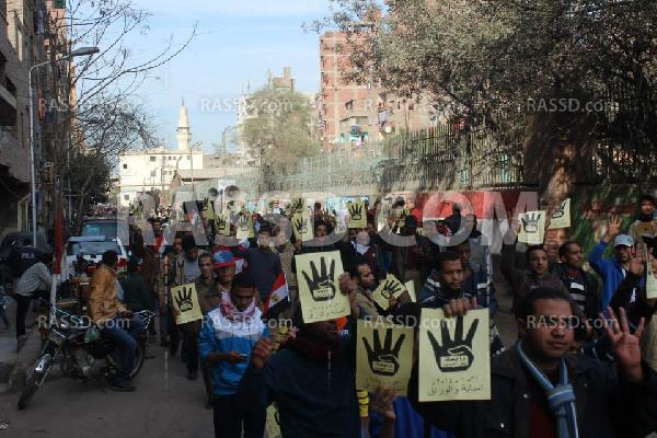 إمبابة تهتف ضد العسكر 5 ساعات متواصلة