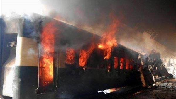 انفجار قنبلة بدائية بقطار متجه لأسوان دون ضحايا