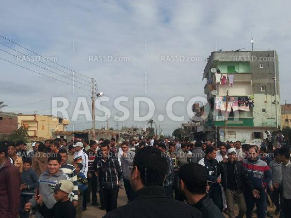 وقفة احتجاجية  بأبو حمص ضد حكم العسكر