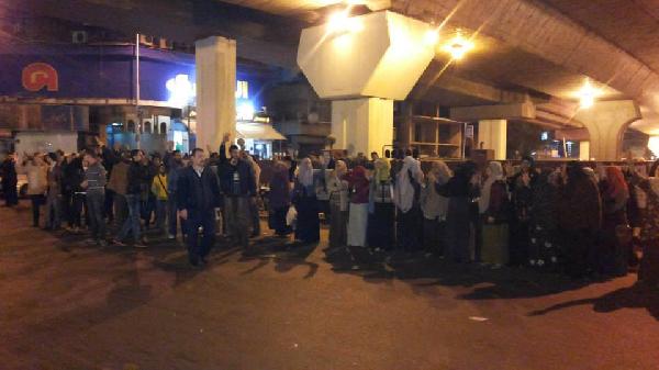 وقفة ليلية لثوار المهندسين ضد الإنقلاب