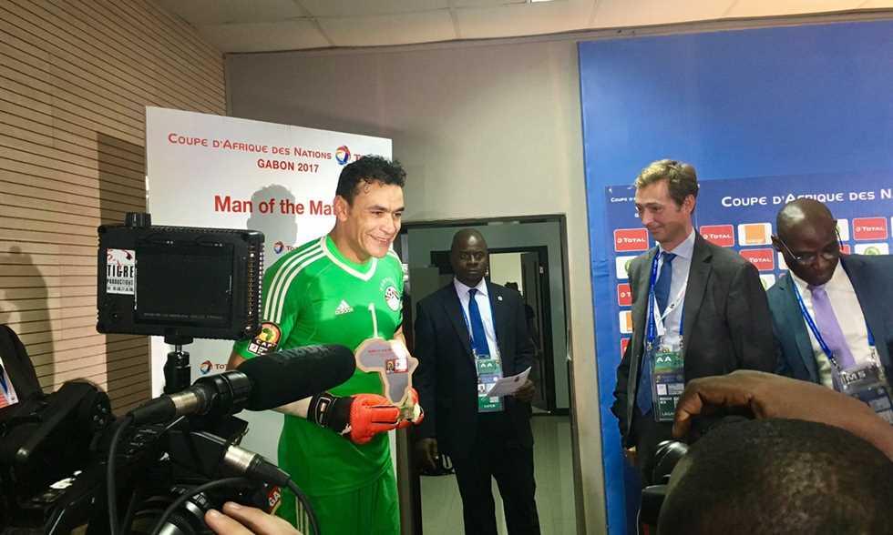 انفوجراف.. ماذا قدم الحضري في ليلة التأهل لنصف نهائي كأس أمم إفريقيا