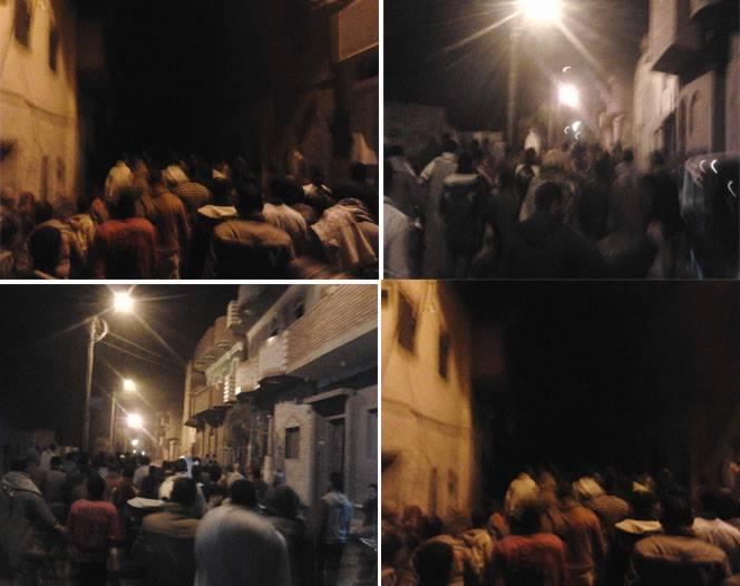 المنيا .. مسيرة ليلية رافضة للإنقلاب بديرمواس