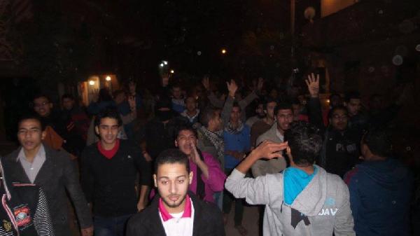 القليوبية .. مظاهرة مناهضة للانقلاب بعرب الصوالحة