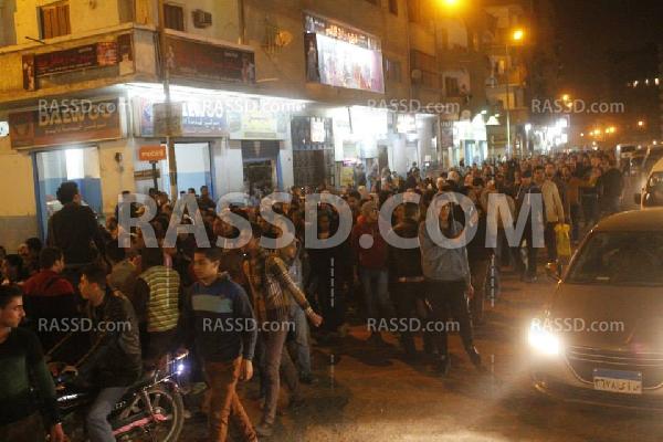 مسيرة ليلية مناهضة للإنقلاب بغرب الإسكندرية