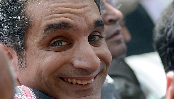 باسم يوسف: أنا في منتهى السعادة إن جمال عيد اتمنع من السفر