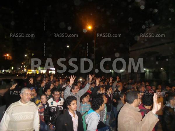 مسيرة لتحالف دعم الشرعية بطنطا تندد بحكم العسكر