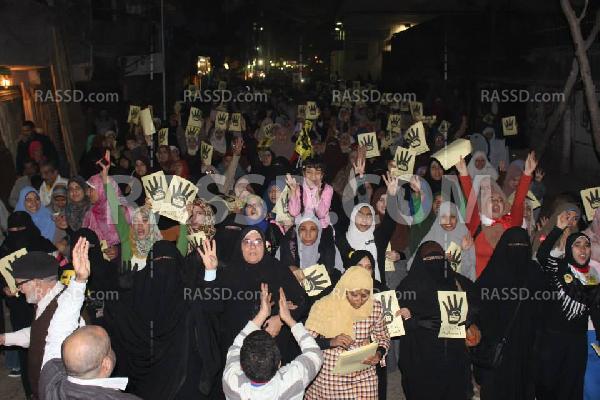 امبابة .. مسيرة ليلية تندد بحكم العسكر وتطالب بالقصاص للشهداء